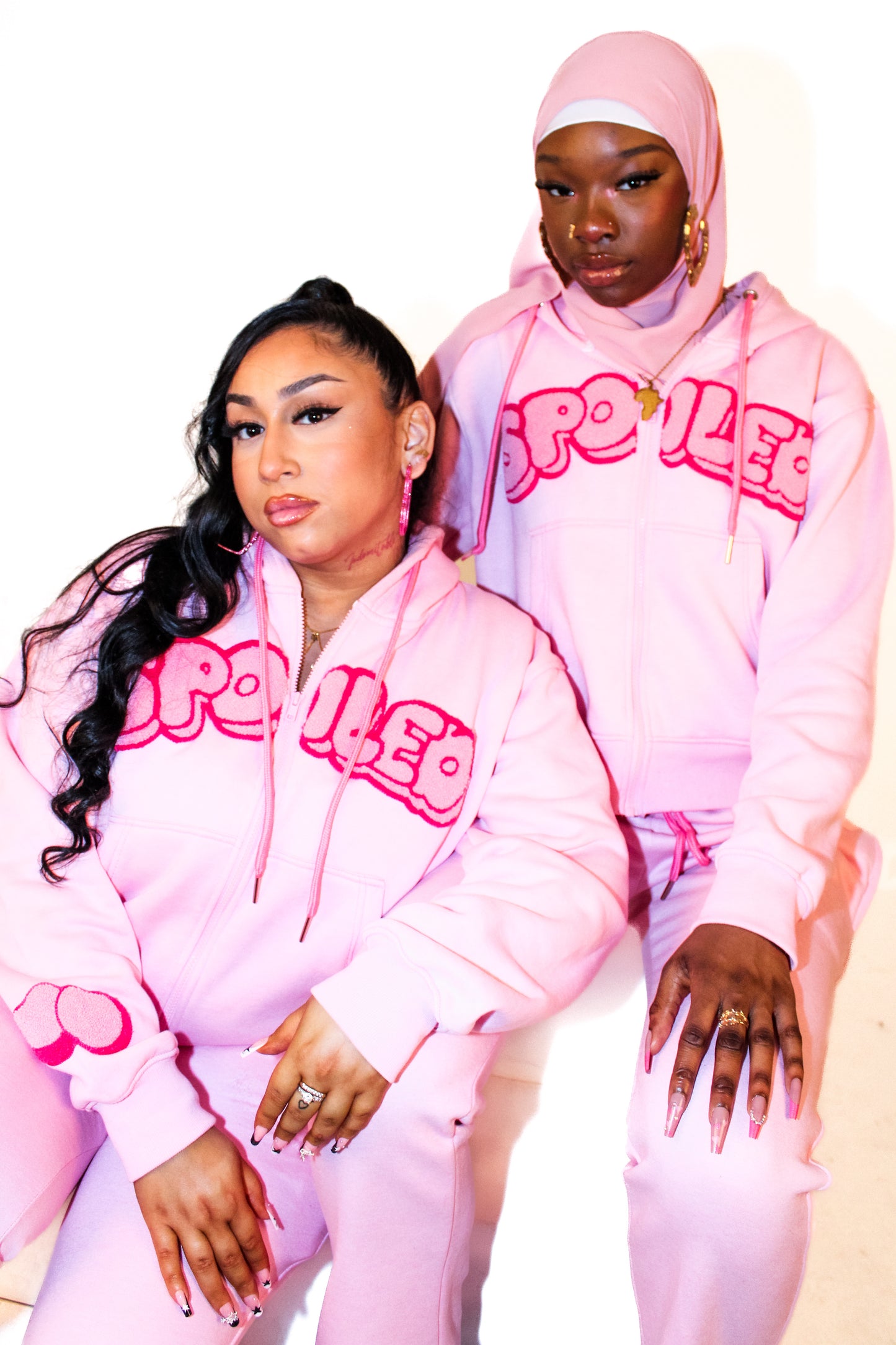 Bubblegum Pink Zip Hoodie